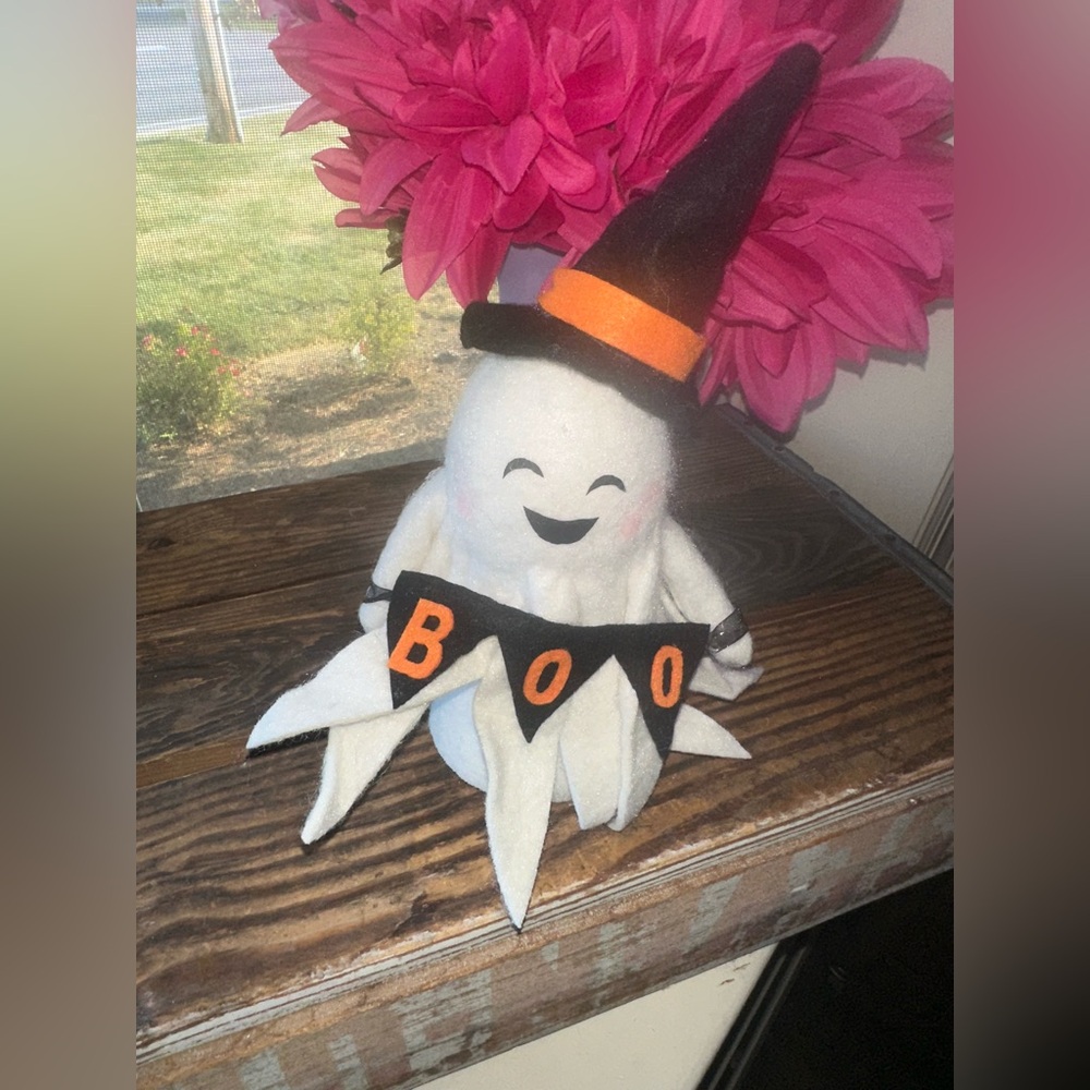 Adorable Ghost Costume with Hat and Banner - Picture 7 of 7